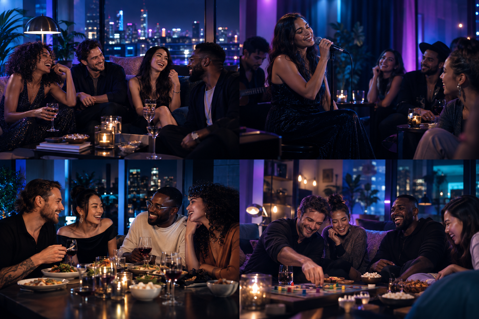 Illustrated late-night lounge preview